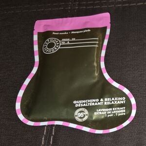 Sephora Pink & Black Quenching Relaxing 2.Foot Masks Sachet